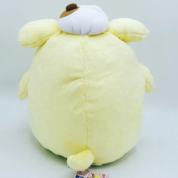 Pompompurin Muffin's Hat & Pochette Big Plushy - Picture 4 of 5